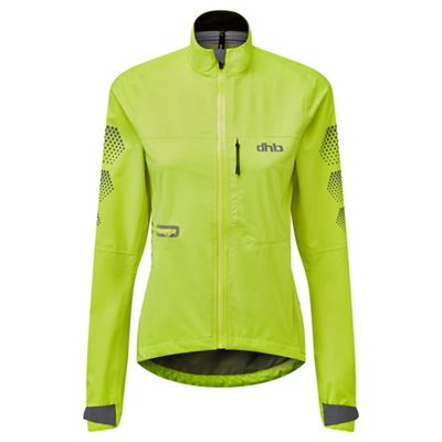 dhb Flashlight Womens Spectrum Jacket - Fluro Yellow - UK 14, Fluro Yellow